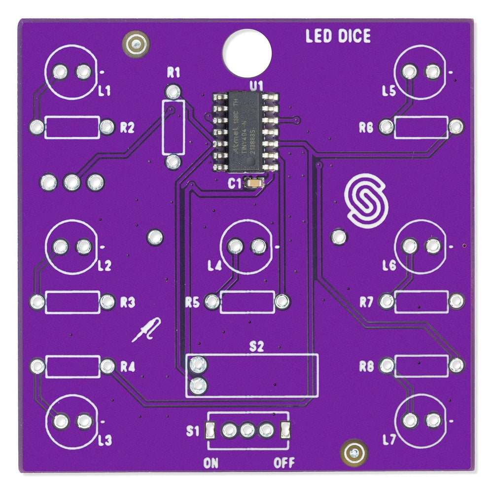 LED Dice Solder Kit by Soldered Electronics - The Pi Hut