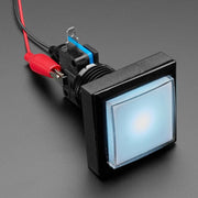LED Illuminated Push Button - 44mm Square by Adafruit - The Pi Hut