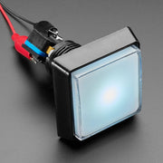 LED Illuminated Push Button - 51mm Square by Adafruit - The Pi Hut