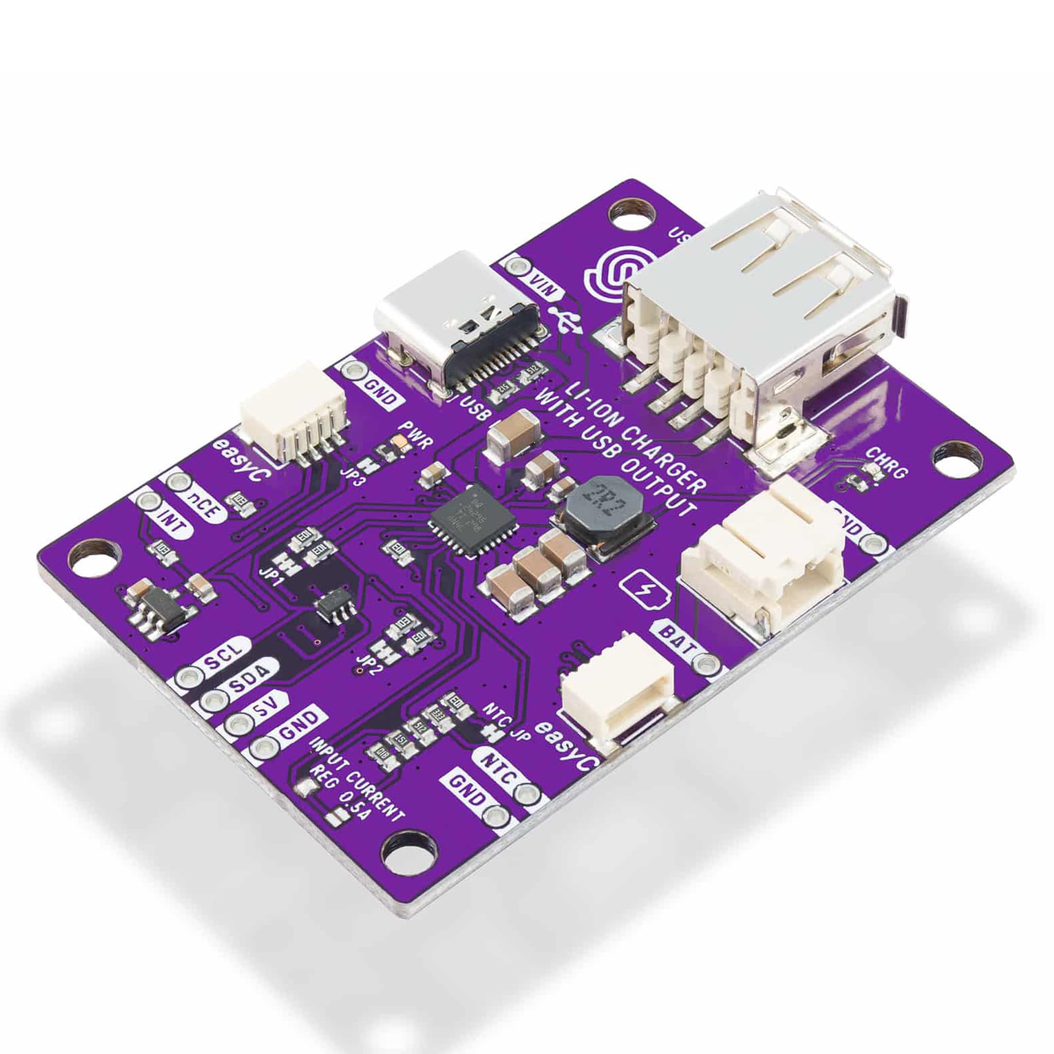 Li-ion Charger BQ24295 with 5V USB Output Board by Soldered Electronics - The Pi Hut