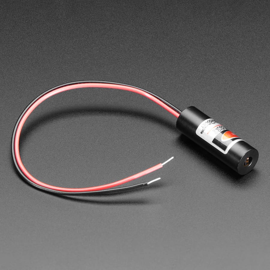 Line Laser Diode - 5mW 650nm Red by Adafruit - The Pi Hut