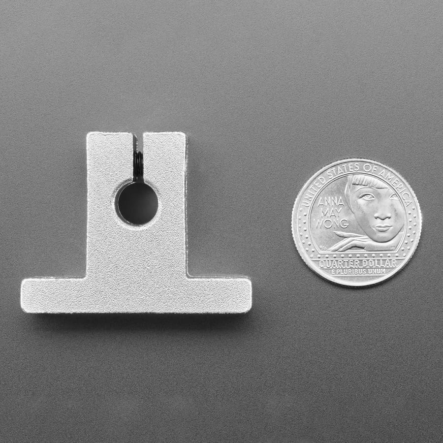 Linear Rail Shaft Guide/Support - 8mm Diameter (SK8) by Adafruit - The Pi Hut