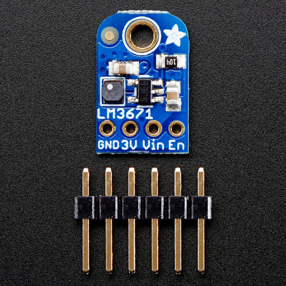 LM3671 3.3V Buck Converter Breakout  - 3.3V Output 600mA Max by Adafruit - The Pi Hut