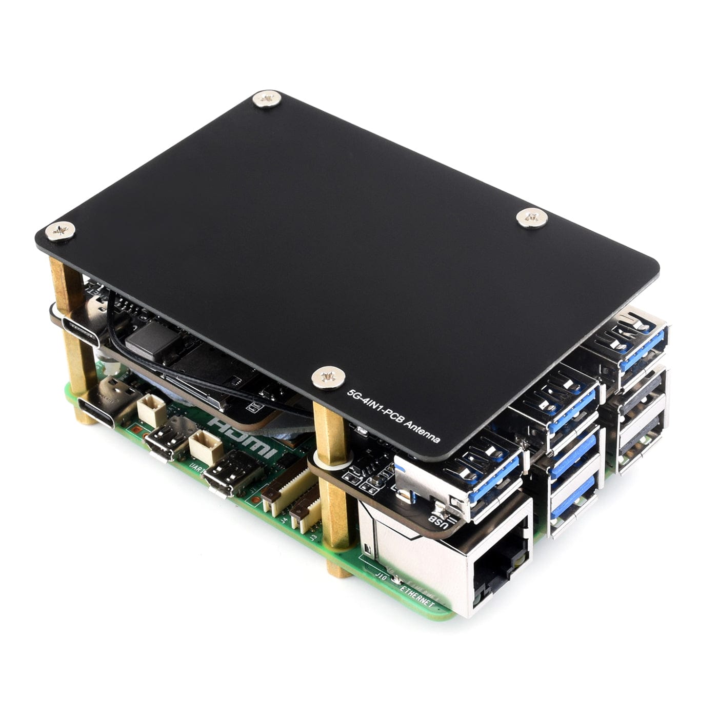 M.2 4G/5G USB 3.2 HAT for Raspberry Pi 5 by Waveshare - The Pi Hut