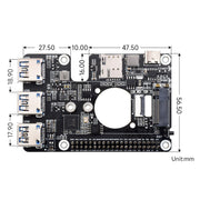 M.2 4G/5G USB 3.2 HAT for Raspberry Pi 5 by Waveshare - The Pi Hut