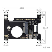 M.2 E-Key HAT (D) for Raspberry Pi 5 by Waveshare - The Pi Hut