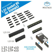 M5Stack 1.27 Header BUS Socket SMD for M5StampS3 (10 sets) - The Pi Hut
