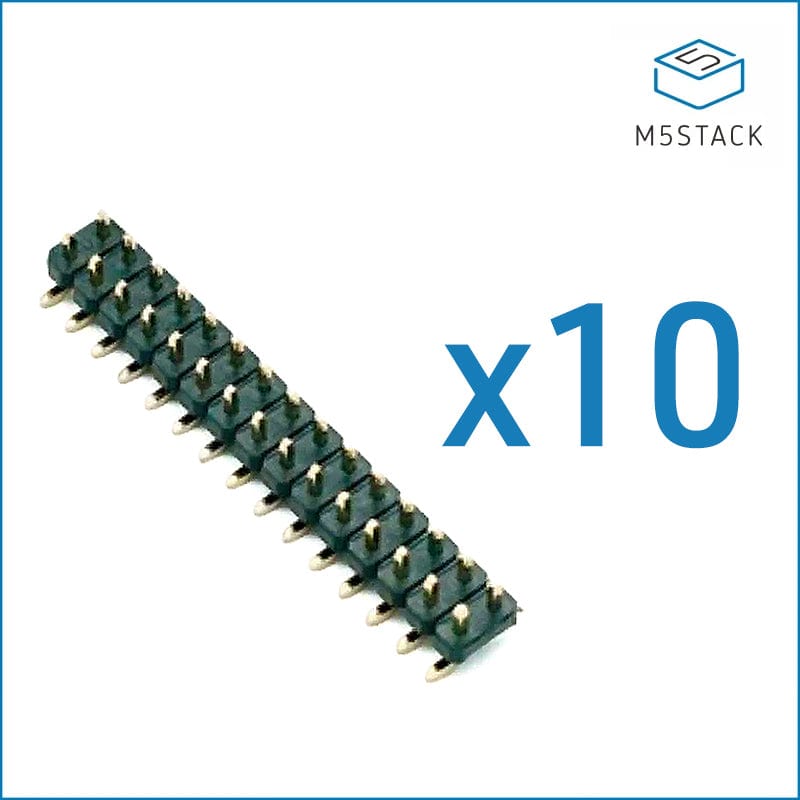M5Stack 15-Pin 2.54mm M-BUS Header Socket Set - 10x Male + 10x Female by M5Stack - The Pi Hut