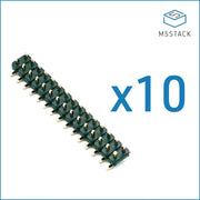 M5Stack 15-Pin 2.54mm M-BUS Header Socket Set - 10x Male + 10x Female by M5Stack - The Pi Hut