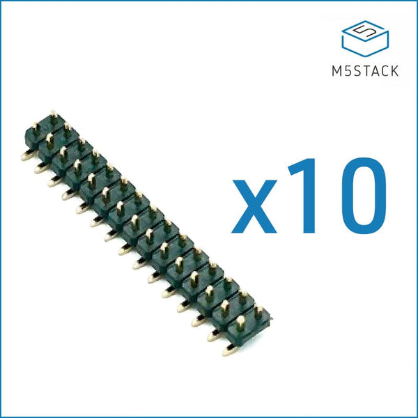 M5Stack 15-Pin 2.54mm M-BUS Header Socket Set - 10x Male + 10x Female ...