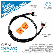 M5Stack 24AWG 4-Core Shielded Twisted Pair Cable by M5Stack - The Pi Hut