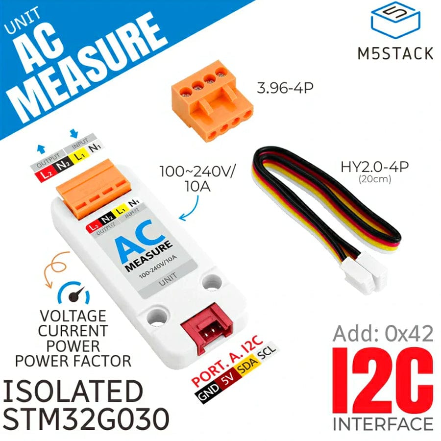 M5Stack AC Measure Unit (HLW8032) - The Pi Hut