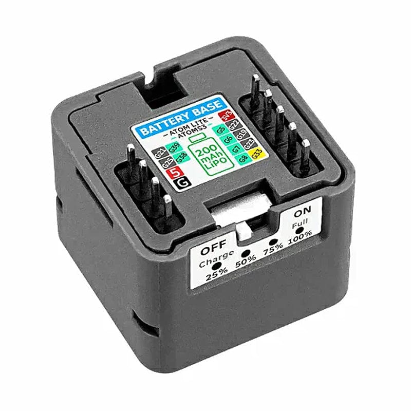 M5Stack Atomic Battery Base (200mAh) by M5Stack - The Pi Hut