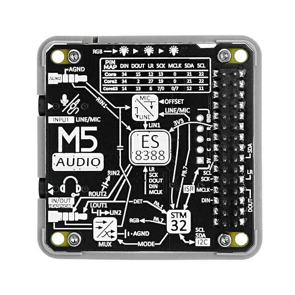 M5Stack Audio Module (STM32G030) by M5Stack - The Pi Hut