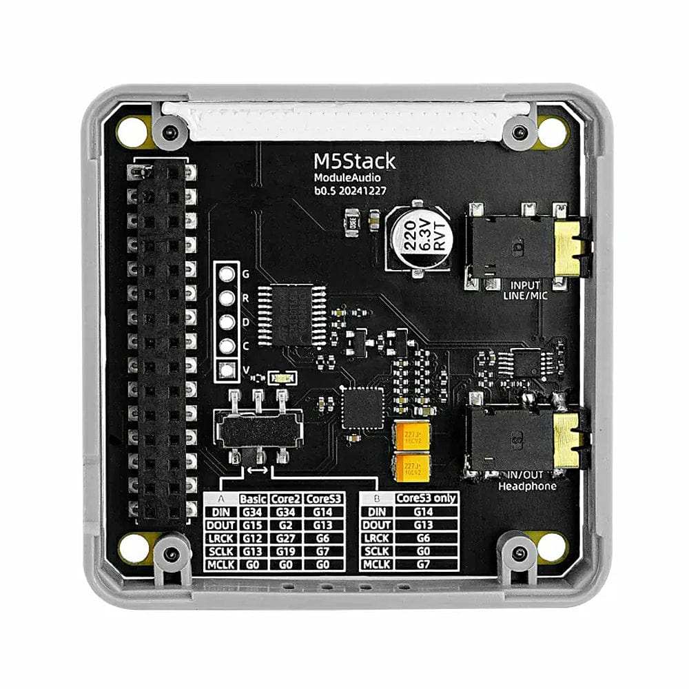 M5Stack Audio Module (STM32G030) by M5Stack - The Pi Hut