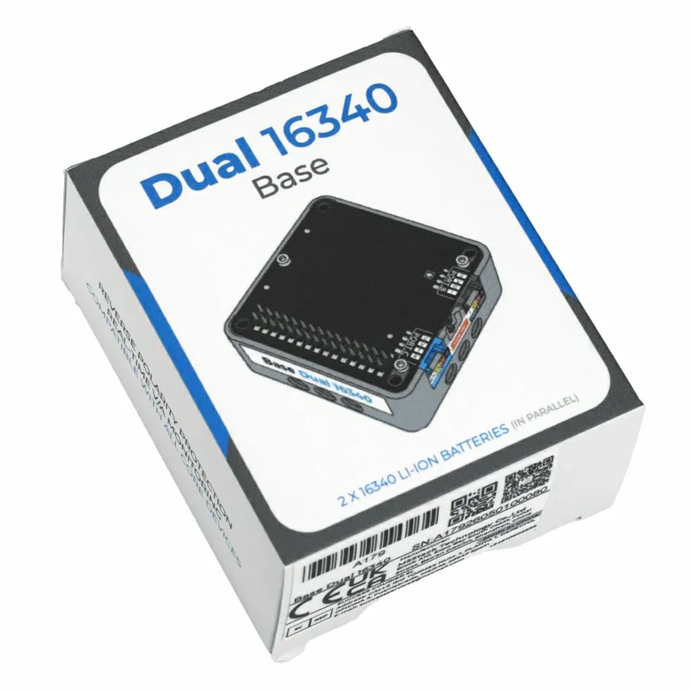 M5Stack Base Dual 16340 (1400 mAh) by M5Stack - The Pi Hut