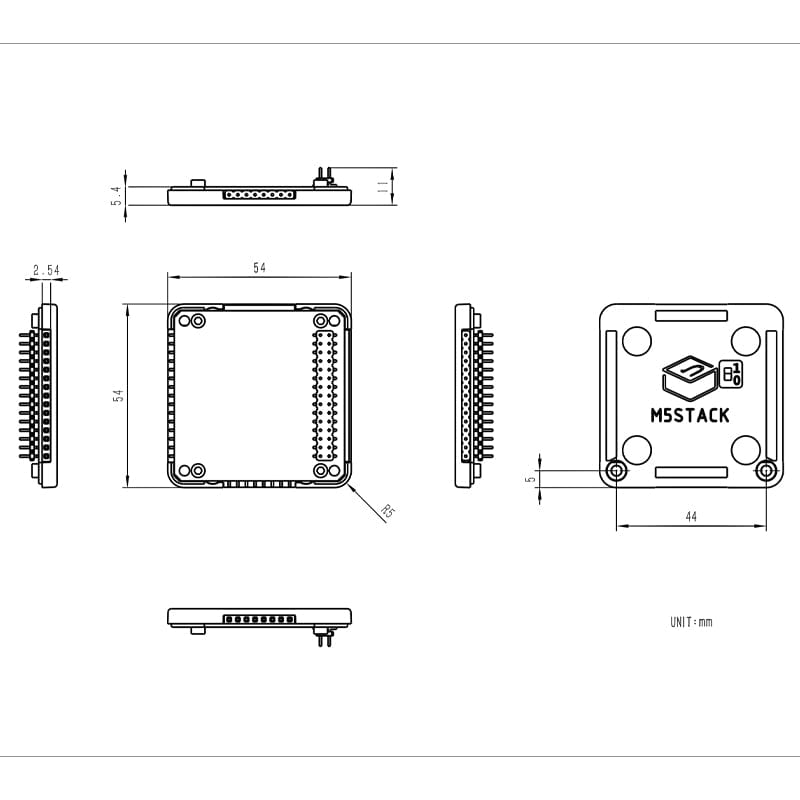 M5Stack Battery Bottom for the M5Stack Core (110mAh)