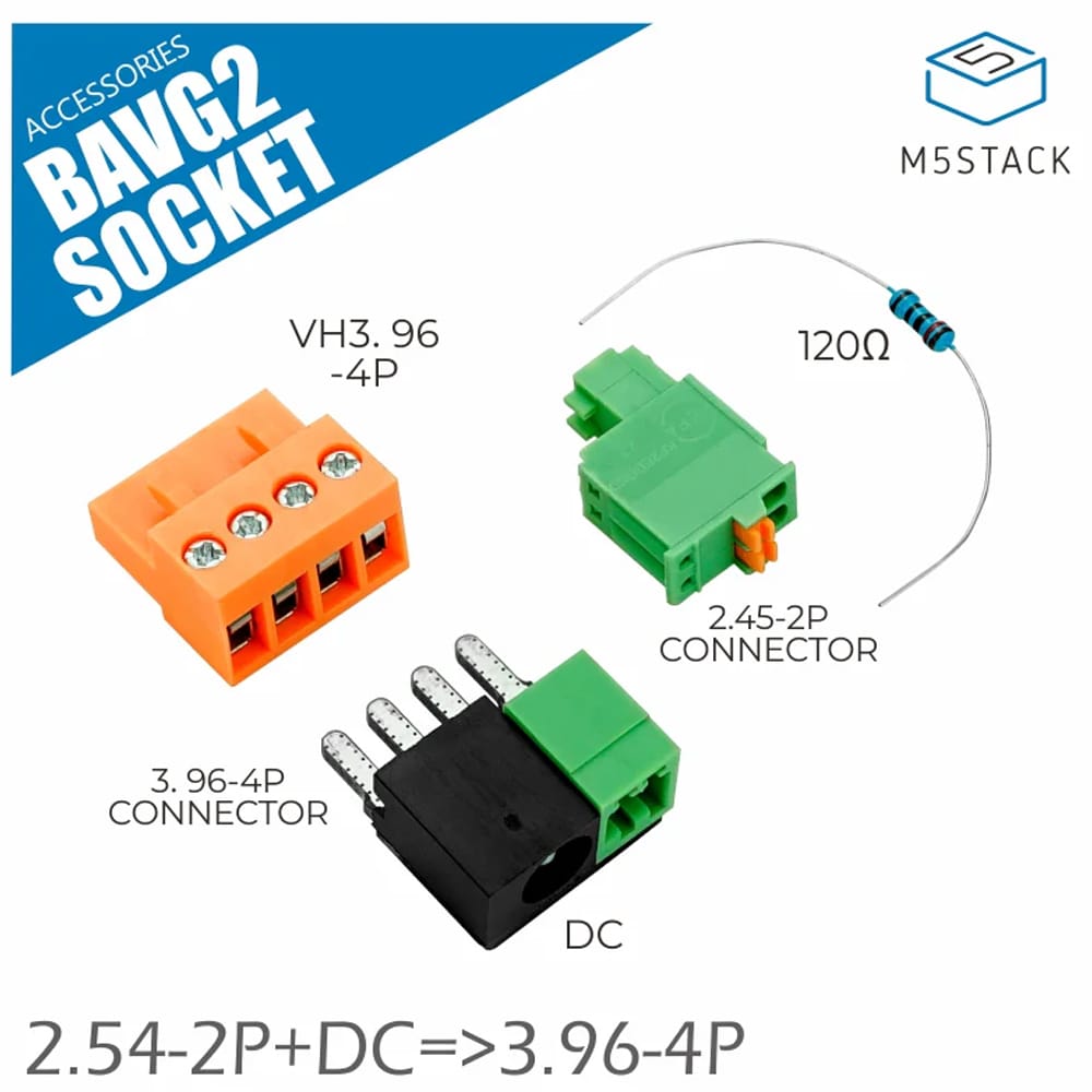 M5Stack BAVG2 Socket by M5Stack - The Pi Hut