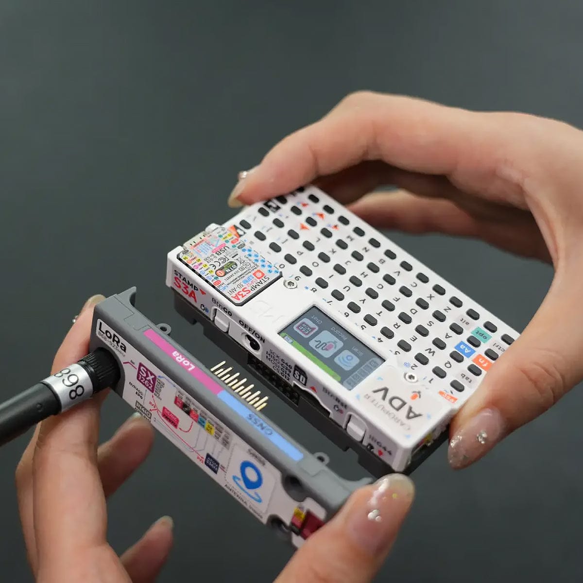 M5Stack Cap LoRa 1262 for Cardputer Adv (LoRa + GNSS) by M5Stack - The Pi Hut