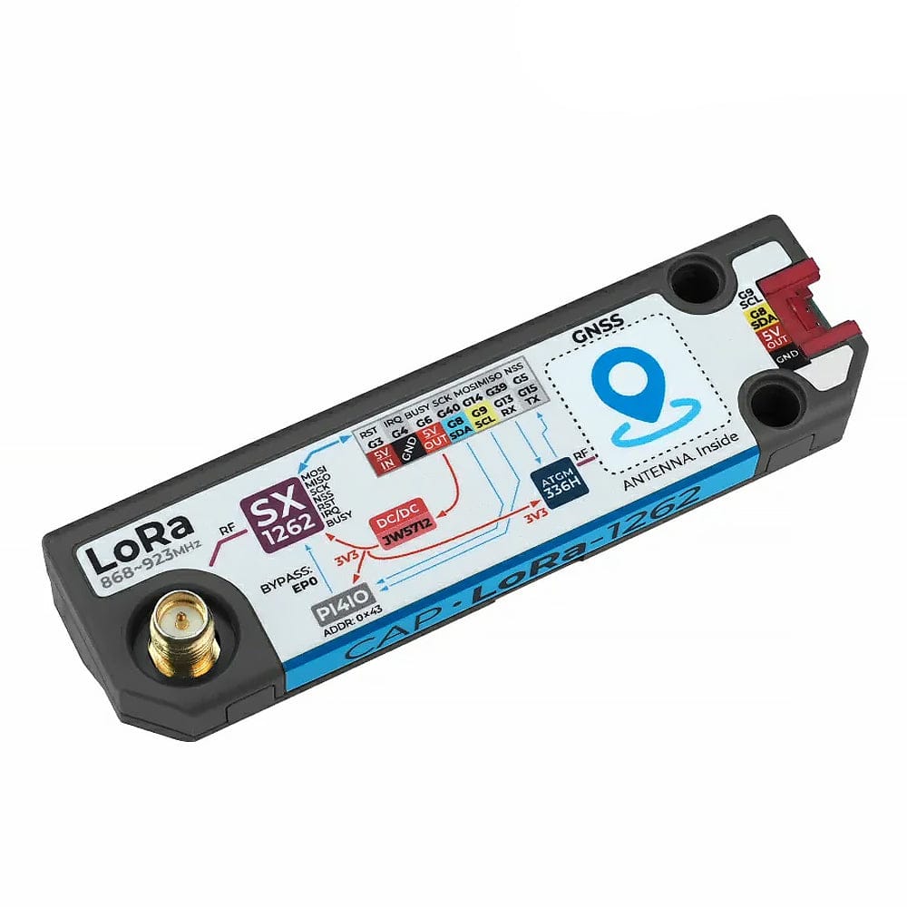 M5Stack Cap LoRa 1262 for Cardputer Adv (LoRa + GNSS) by M5Stack - The Pi Hut