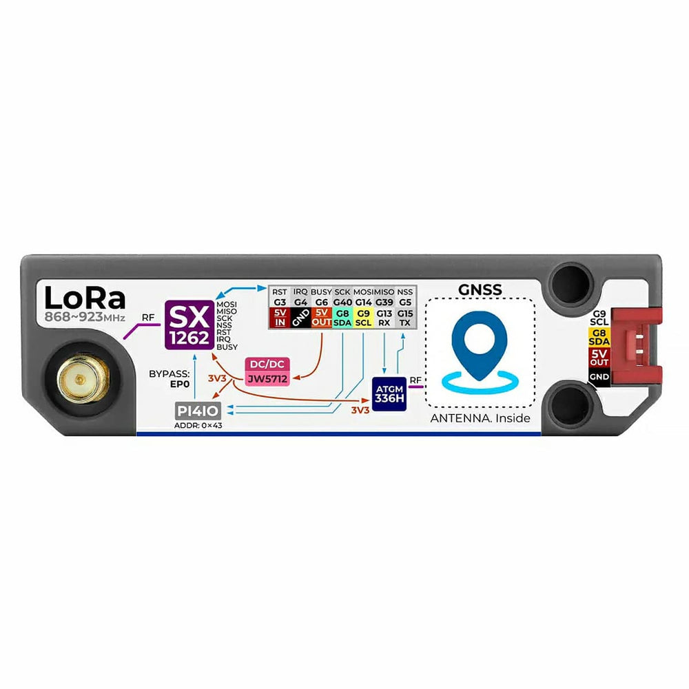 M5Stack Cap LoRa 1262 for Cardputer Adv (LoRa + GNSS) by M5Stack - The Pi Hut