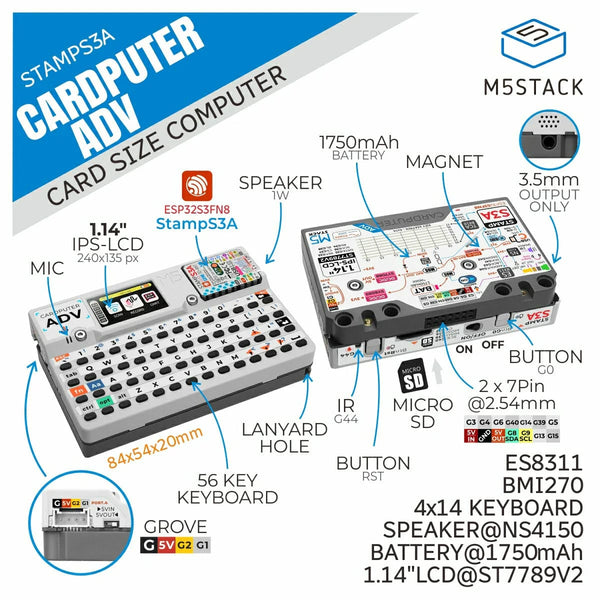 M5Stack Cardputer Adv - The Pi Hut