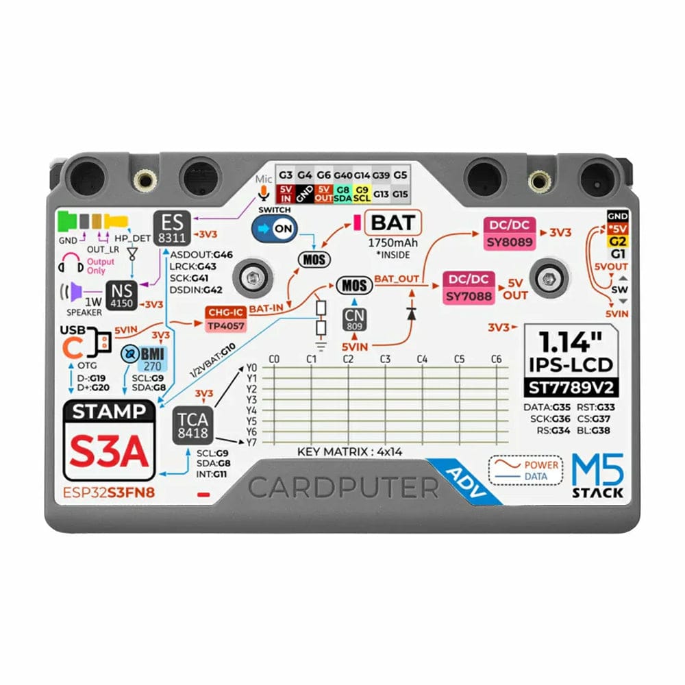 M5Stack Cardputer Adv by M5Stack - The Pi Hut