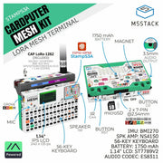 M5Stack Cardputer Mesh Kit for Meshtastic by M5Stack - The Pi Hut