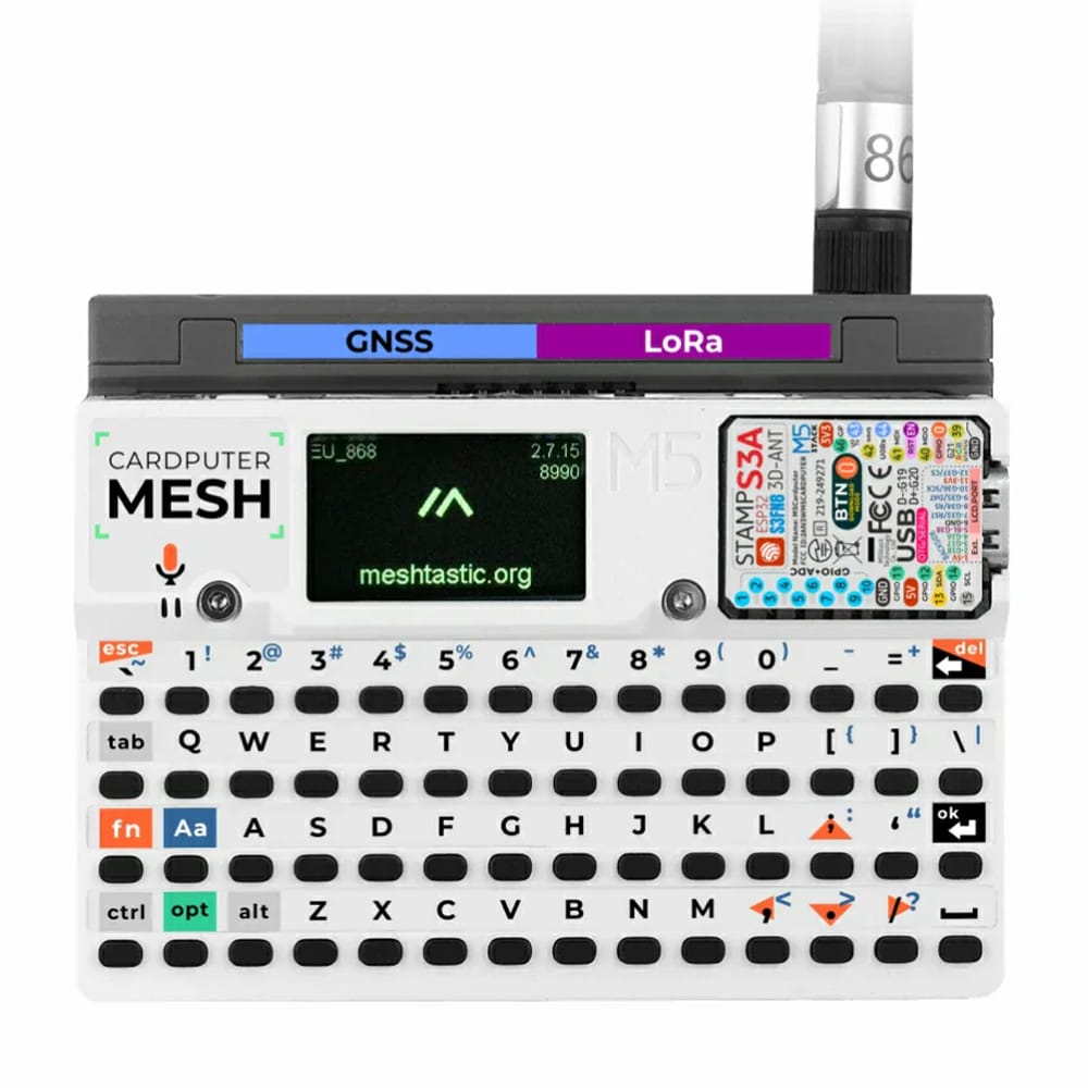 M5Stack Cardputer Mesh Kit for Meshtastic by M5Stack - The Pi Hut