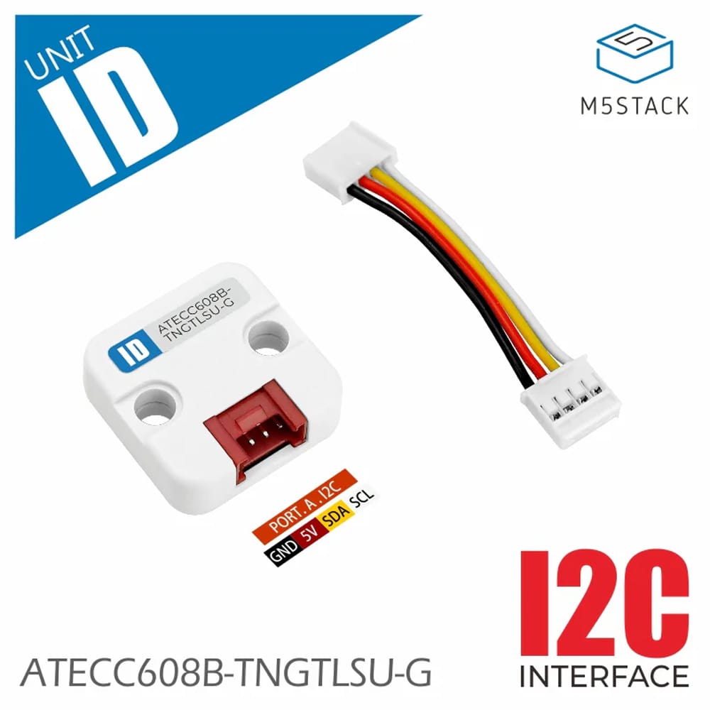M5Stack Crypto Authentication Unit (ATECC608B) by M5Stack - The Pi Hut