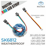 M5Stack Digital RGB LED Weatherproof Strip SK6812 by M5Stack - The Pi Hut