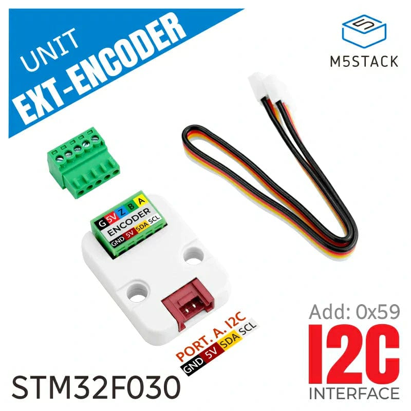 M5Stack Ext Encoder Unit (STM32F030) - The Pi Hut