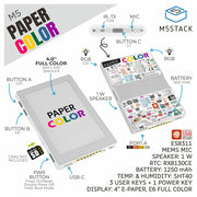 M5Stack Paper Colour by M5Stack - The Pi Hut