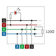 M5Stack RS485T T-Shaped Connector by M5Stack - The Pi Hut