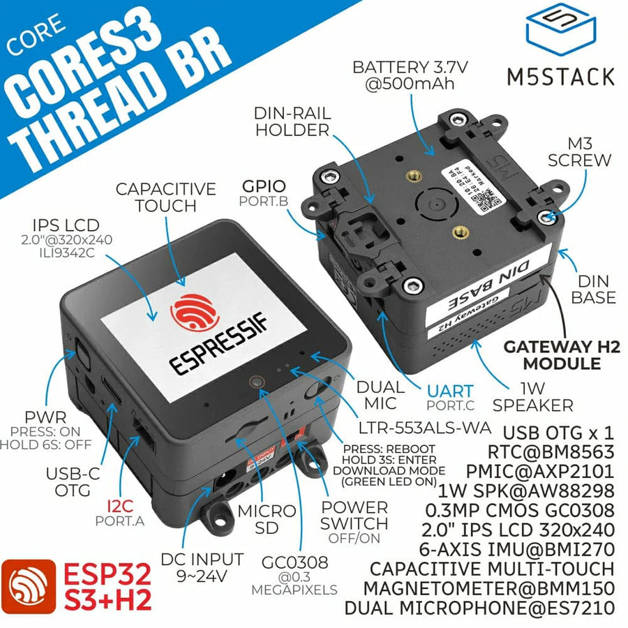 M5Stack Thread Border Router - The Pi Hut