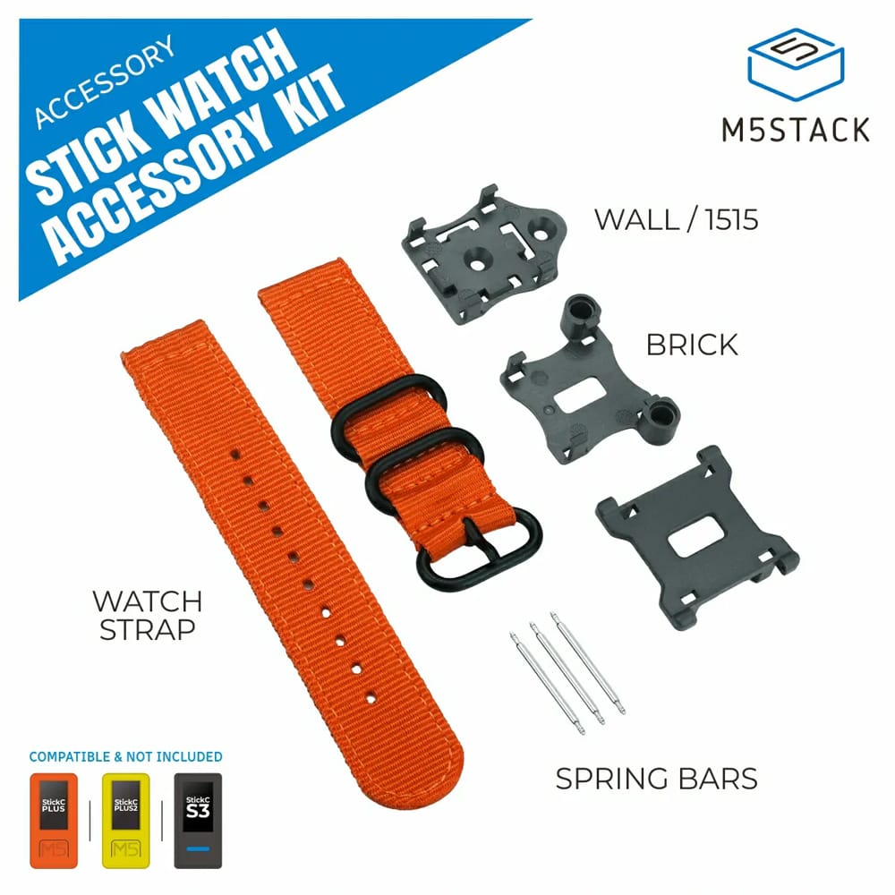 M5Stack Watch Accessory Kit for M5Stick Series by M5Stack - The Pi Hut