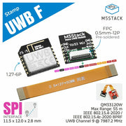 M5Stamp UWB Module (QM33120W) by M5Stack - The Pi Hut