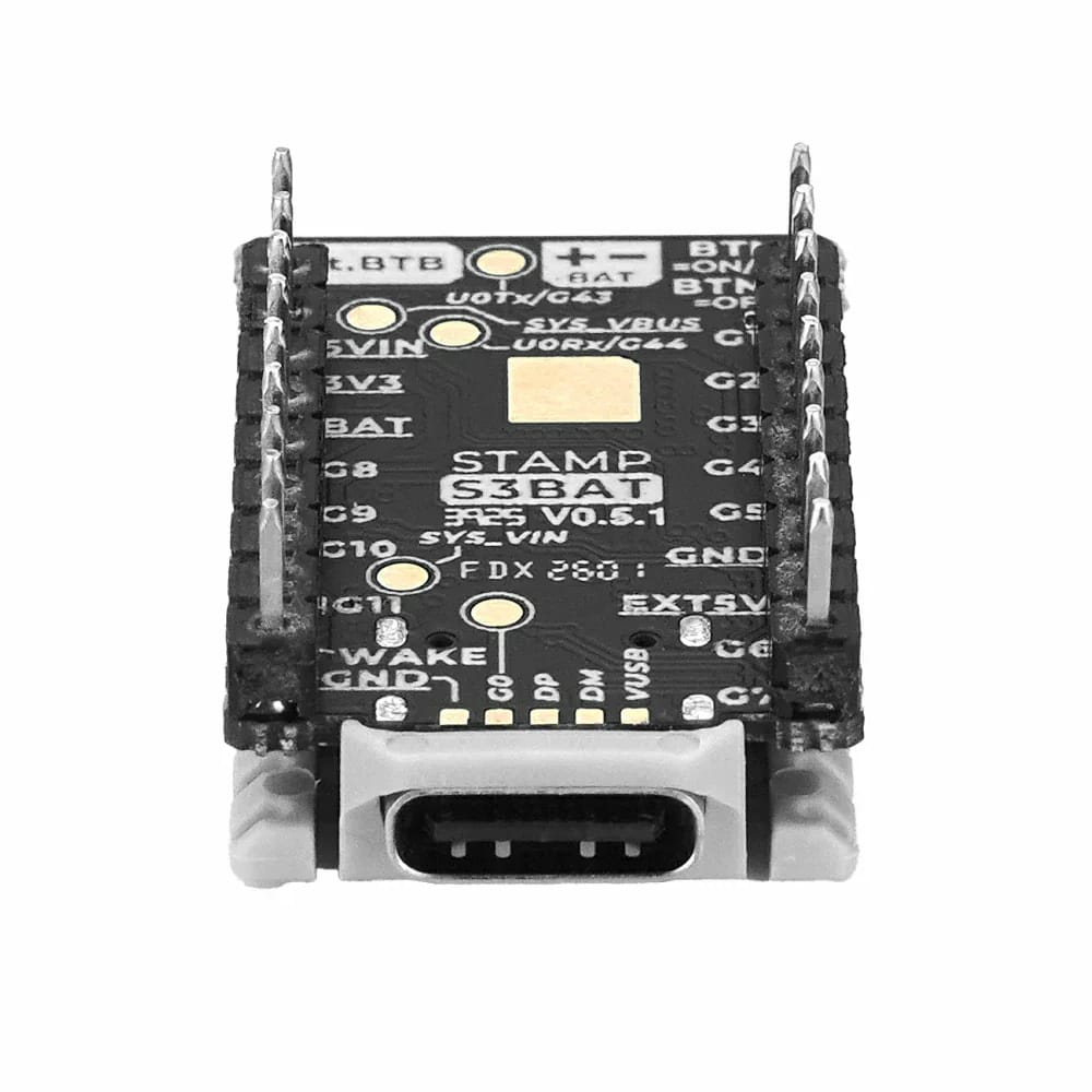 M5StampS3 BAT Module with 2.54 Header Pin by M5Stack - The Pi Hut