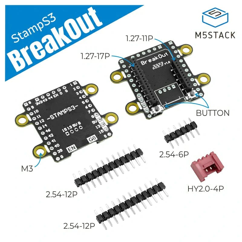 M5StampS3 BreakOut - The Pi Hut