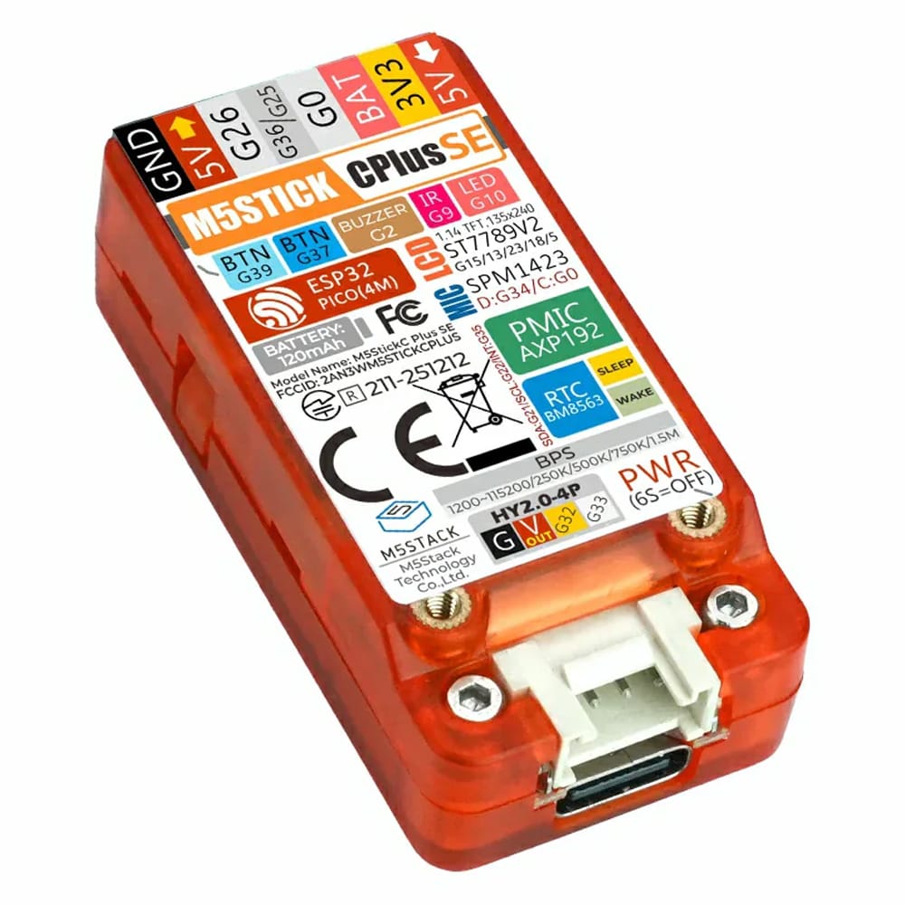 M5StickC PLUS SE (ESP32-PICO) by M5Stack - The Pi Hut