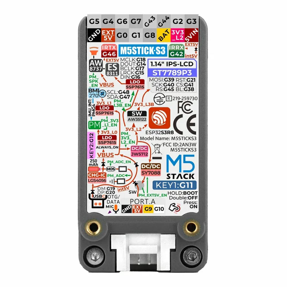 M5StickS3 ESP32S3 Mini IoT Dev Kit by M5Stack - The Pi Hut