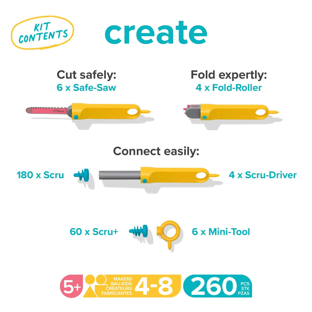 Makedo Create Kit by Makedo - The Pi Hut