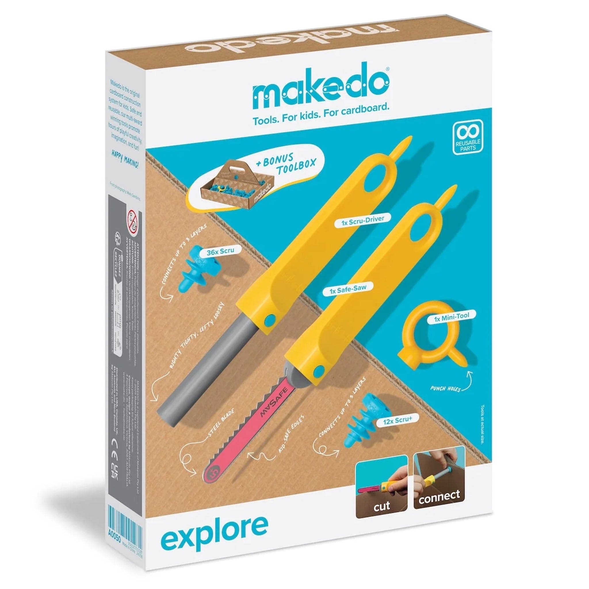 Makedo Explore Kit by Makedo - The Pi Hut