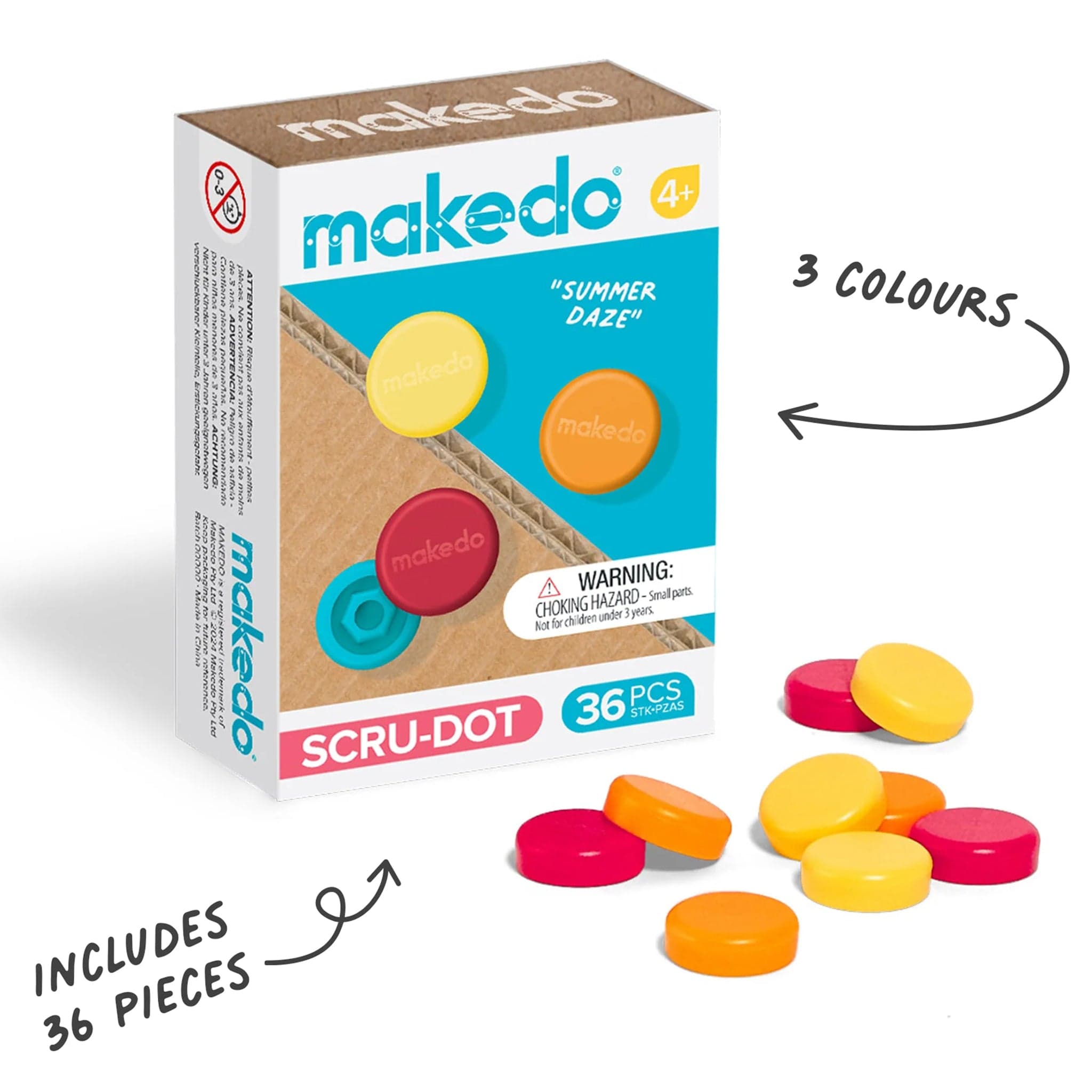 Makedo Scru-Dot - Summer Daze by Makedo - The Pi Hut