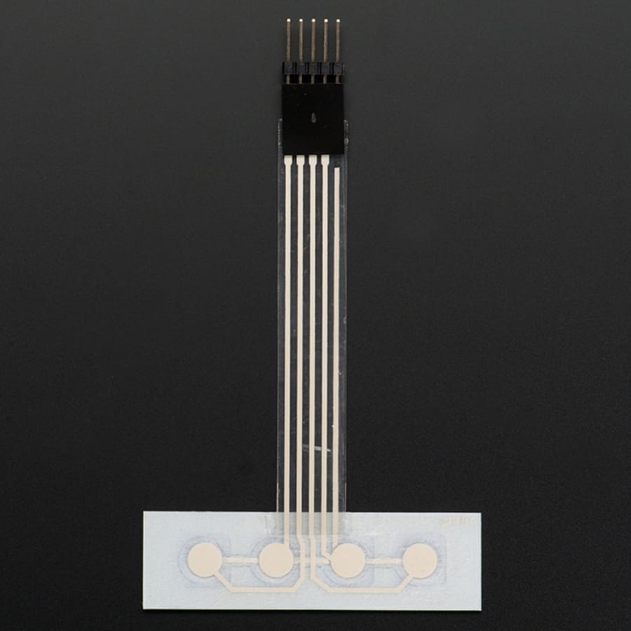 Membrane 1x4 Keypad by Adafruit - The Pi Hut