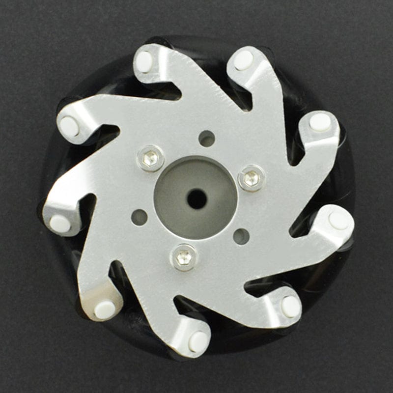 Metal Mecanum Wheel with Motor Shaft Coupling (65mm) - Left - The Pi Hut