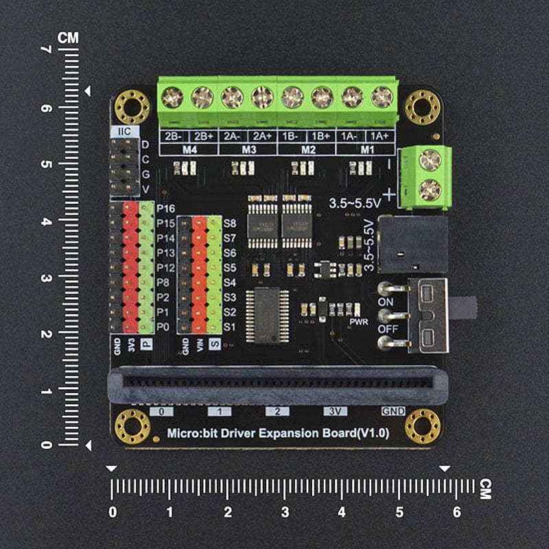 micro:Driver - Driver Expansion Board for micro:bit - The Pi Hut