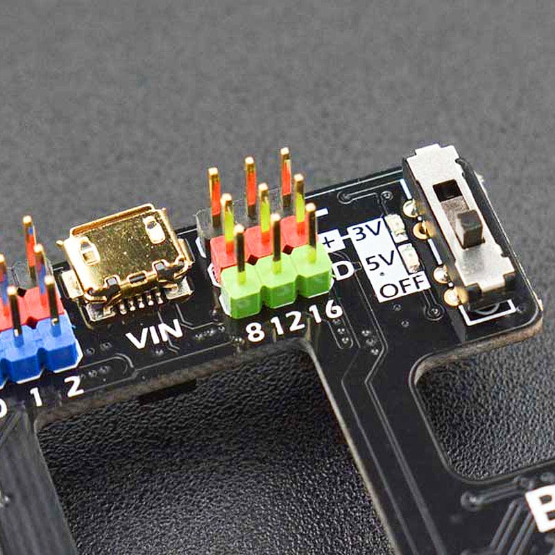 micro:Mate - Mini Expansion Board for micro:bit (Gravity Compatible) - The Pi Hut