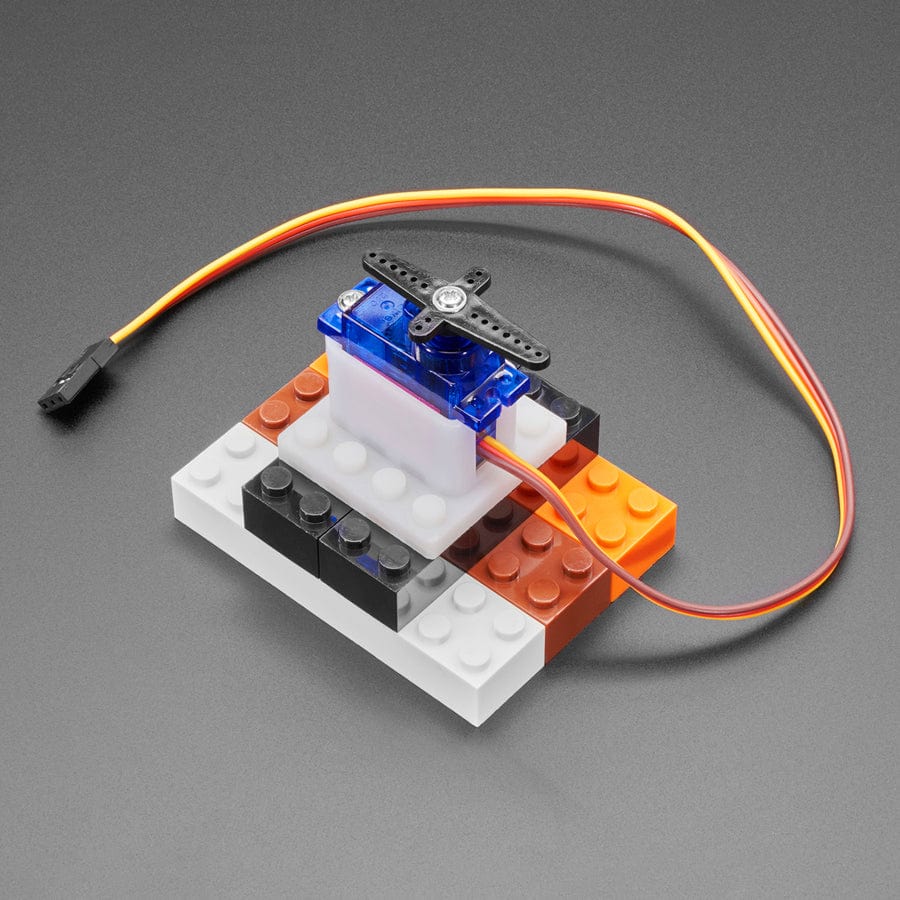 Micro Servo Mount for LEGO-Compatible Brick Systems