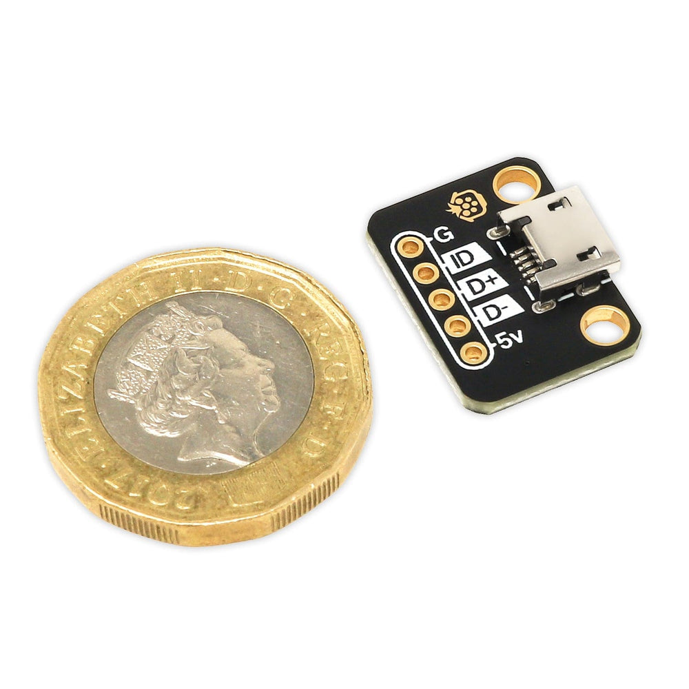 Micro-USB Breakout - Horizontal by The Pi Hut - The Pi Hut